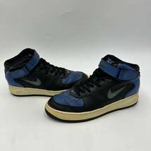 B @ 希少!! 入手困難 'ビンテージ'『NIKE ナイキ』AIR FORCE 1 MID SC エアフォース1 ベルクロ付き ハイカット スニーカー 27cm 630125 042_画像3