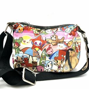 @ 洗礼されたデザイン '人気モデル' tokidoki for LESPORTSAC トキドキ レスポートサック 総柄 ショルダーバッグ 斜め掛け鞄 ボディバッグ