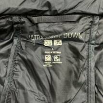 Z@ 保温性抜群 '極上DOWN90%'『UNIQLO ユニクロ』王道!! ULTRA LIGHT DOWN ジップアップ 中綿 ウルトラライトダウン ジャケット L アウター_画像6