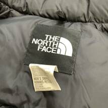 F ▼ 都会のアウトドアウェア '保温性抜群' THE NORTH FACE ノースフェイス フード収納可能 ジップアップ 肉厚 中綿 ダウンジャケット S_画像8