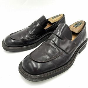 E @ 日本製 '高級感溢れる'『federico bellini フェデリコベリーニ』本革 ビジネスシューズ 革靴 コインローファー 26cm 紳士靴 シューズ