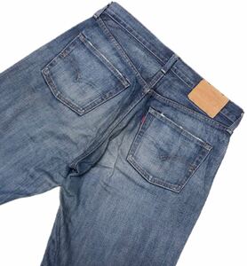 9385《LVC LEVI'S リーバイス》激シブ色落ち1967年 60'S 復刻 67502 502-0217 ユーズド加工 インディゴデニム ジーンズ W32L34