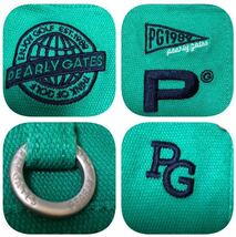8693《PEARLY GATES パーリーゲイツ》ロゴエンブレム刺繍 ストレッチ素材 ゴルフ パンツ グリーン 3_画像9