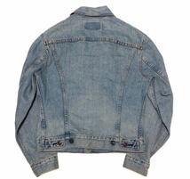 9337《Levi's リーバイス》激シブ色落ち 70505 3rd サードモデル スモールe インディゴデニム ジャケット Gジャン S_画像2