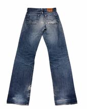 9467《LVC LEVI'S リーバイス》激シブ色落ち 60'S 復刻 503B インディゴデニム ジーンズ W31L36_画像3