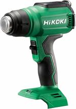 HiKOKI(ハイコーキ) 18V コードレスヒートガン 30℃~550℃ 調温可能 風量2段切り替え ノズル3種付き 電池・充電器別売り RH18DA(NN)_画像1