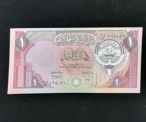 【外国紙幣】クウェート 1ディナール ピン札/美品 管理891　Sk