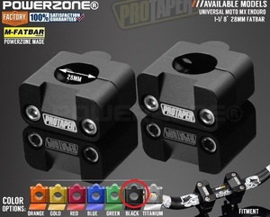  Pro taper universal bar mount kit B CRM50/80/250R AR TT250R Lanza RMX250S/R XLR125/200/250R KDX125/220SR XTZ125 DR250R