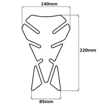 3D タンクパッド タンクプロテクター アプリリアb RS50/125/250 RS4 50/125 RSV1000R RSV4 TUONOV4 1100 ファクトリー トゥオーノ_画像2