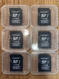 値引き！(お買い得) SDカード 128GB【6個セット】