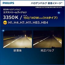 PHILIPS フィリップス エクストリームヴィジョンGフォース　3600K H4 | X-tream Vision H-4 h4 Ｈ４ philips エクストリーム ハロゲンバル_画像3