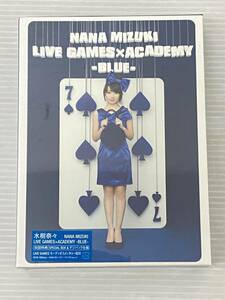 水樹奈々 NANA MIZUKI LIVE GAMES×ACADEMY-BLUE- [DVD] 未開封品 symd064123