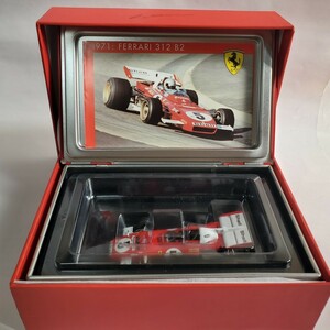 HOT WHEELS - IXO 1/43「Ferrari 312 B2 #5 GP Nurburgrig 1971」金属製 BOOK型 ケース付き 未使用 604