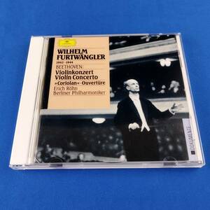 1SC12 CD BERLINER PHIL＆ERICH ROHN BEETHOVEN VIOLINKONZERT CORIOLAN OUVERTURE