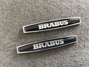 BRABUS メルセデス・ベンツ 車用デカール カーステッカー プレート エンブレム フェンダーバッジ シール 傷を隠す 2枚セット　123番