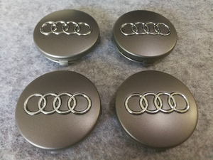 アウディ AUDI ホイールキャップ ホイール ハブキャップ センター キャップ保護 防塵 4個セット 外径60mm 08番