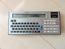 PASOPIA mini IHC-8000 東芝　TOSHIBA ハンドヘルドコンピュータ 動作品 LCD不良　ジャンク　レトロ　マイコン　マイクロコンピュータ_画像1