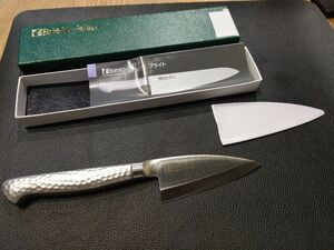 出刃包丁　小出刃　アジ切り　9cm　未使用品　オールステンレス