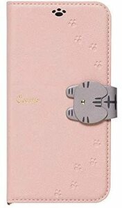 送料無料【訳あり・未使用品】iPhone11(6.1インチ)手帳型 ケース Cocotte Pink　ピンクベージュ Natural design ストラップ付 スタンド機能