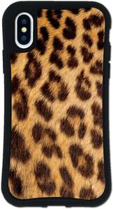 Бесплатная доставка [переведенные, неиспользованные предметы] WayLly Dress -Oup Shock Propective iPhoneX (5,8 дюйма) Cover / Case Leopard Patter
