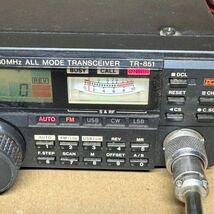 KENWOOD ケンウッド　TR-851　430MHz ALL MODE TRANSCEIVER　オールモードトランシーバー　無線機　中古品　通電確認済_画像5