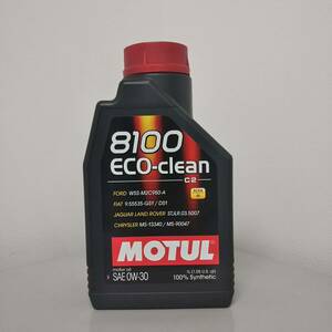 ■在庫処分特価■MOTUL モチュール エンジンオイル 8100 eco-clean 0W30 エコクリーン 1L缶 100%化学合成