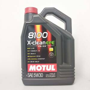 ■在庫処分特価■MOTUL モチュール エンジンオイル 8100 X-clean EFE 5W30 5L