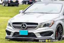 メルセデス ベンツ C117 CLA180 CLA250 CLA45 AMG カーボン フロントリップスポイラーREV FL-51309_画像2