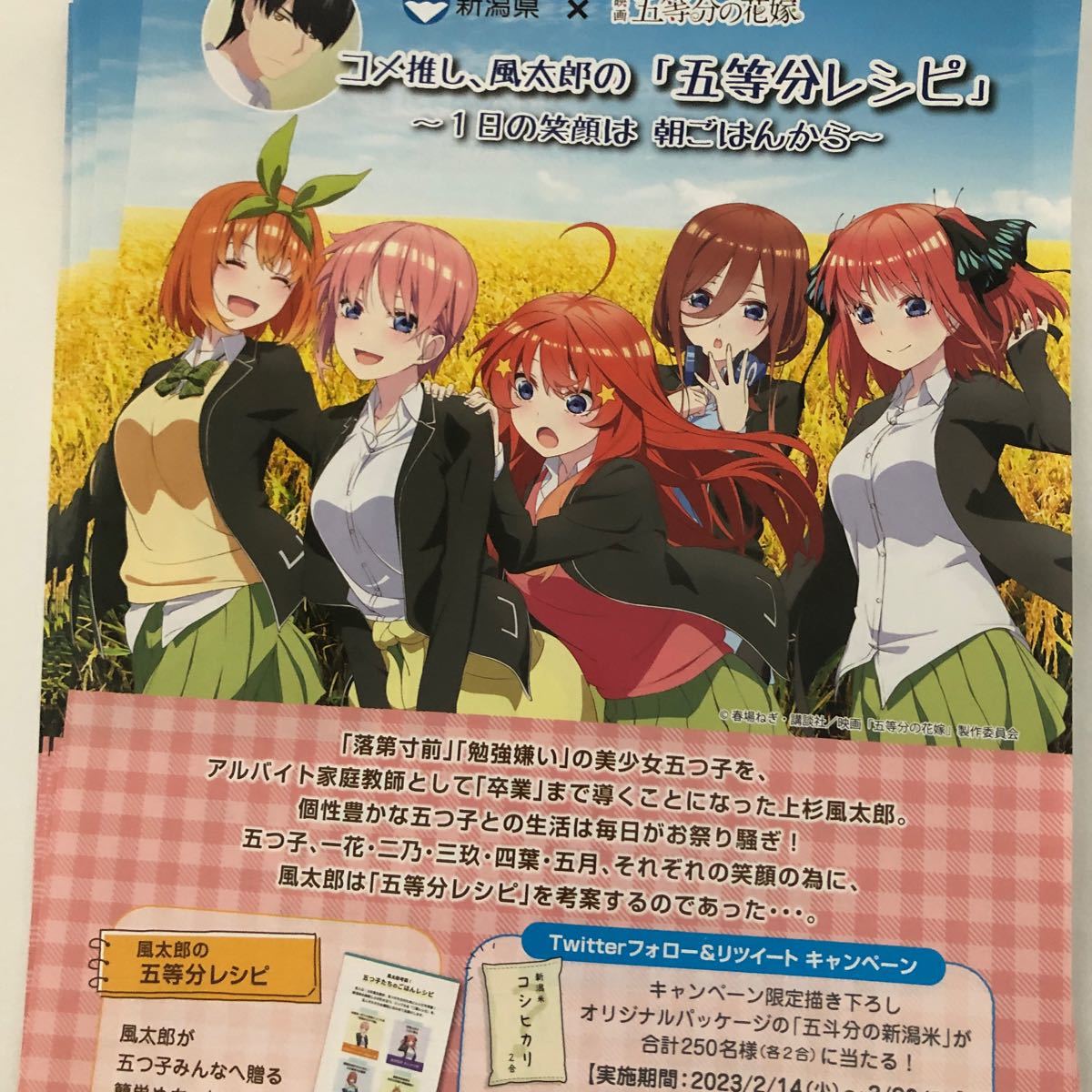 2025年最新】Yahoo!オークション -五等分の花嫁(印刷物)の中古品 2025年最新】Yahoo!オークション -五等分の花嫁(印刷物)の中古品