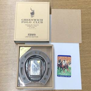 ☆Zippo ジッポー GREENWICH POLO CLUB グリニッチ・ポロ・クラブ 限定品 ダイキャスト製 馬蹄灰皿 オイルライター 未使用品 ！