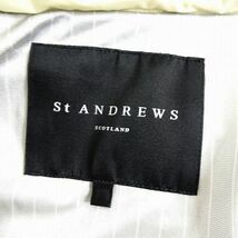 St ANDREWS セント アンドリュース 定価6.3万 フランス産ダウン ファー付きフーデッド ダウンジャケット ウェア 0120203 L ▲157▼bus8580e_画像7