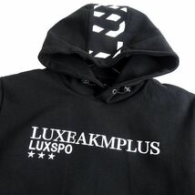 LUXEAKMPLUS リュクスエイケイエムプラス 刺繍ロゴ スウェットパーカー パンツ セットアップ ウェア LAO/LAB-23010 SN90 XL▲079▼bus1721c_画像2