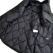 mont-bell モンベル 新品 定価4.7万 EX GOOSE DOWN ラクーンファー付きフーデッド ロングダウンコート WMDK-712 BK 100/L ▲120▼bus9396a_画像2