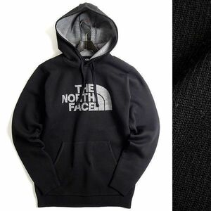 THE NORTH FACE ノースフェイス 新品 フロントロゴ 長袖 ニットフーディ パーカー プルオーバー 50A BLK 105/XL ▲047▼bus1449c