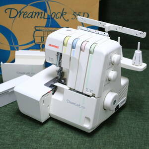 あ//A6284 JANOME ジャノメミシン　ロックミシン　DreamLock　ドリームロック 550 　MODEL788型　