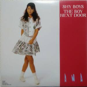 【12's Euro Beat】ANA「Shy Boys / The Boy Next Door」Promo JPN盤