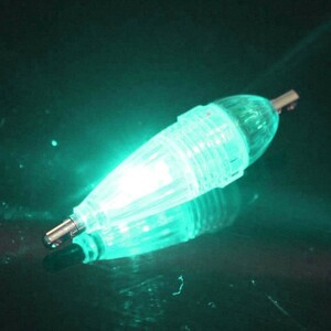 緑2 LED水中集魚灯 ケミホタル タチウオ アオリ アジ メバル アオリイカ　サビキ　防波堤　タコ　青物　コチ　ヒラメ　イカ　集魚ライト