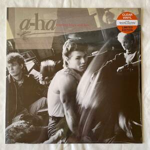 a-ha hunting high and low クリアービニールver 未開封品　アハ　限定版
