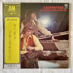 カーペンターズ ゴールデンダブルデラックス 中古盤　CARPENTERS　LP アナログ盤　レコード