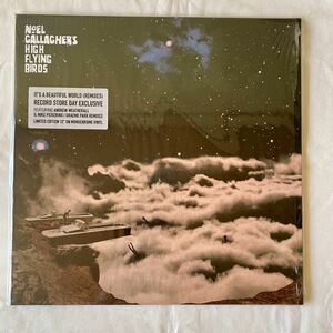 Noel Gallaghers High Flying Birds Its A Beautiful World (Remixes) 12inch Single 新品 LP レコード アナログ盤 ノエル オアシス