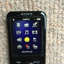 中古品　美品　SONY ウォークマン NW -S754 ブラック メモリー8GB バッテリー良好_画像3