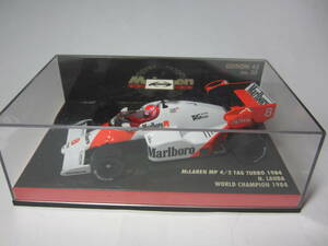 即決 PMA ミニチャンプス 1/43 マクラーレン MP4/2 1984年F1チャンピオン №8 ニキ・ラウダ マルボロ仕様