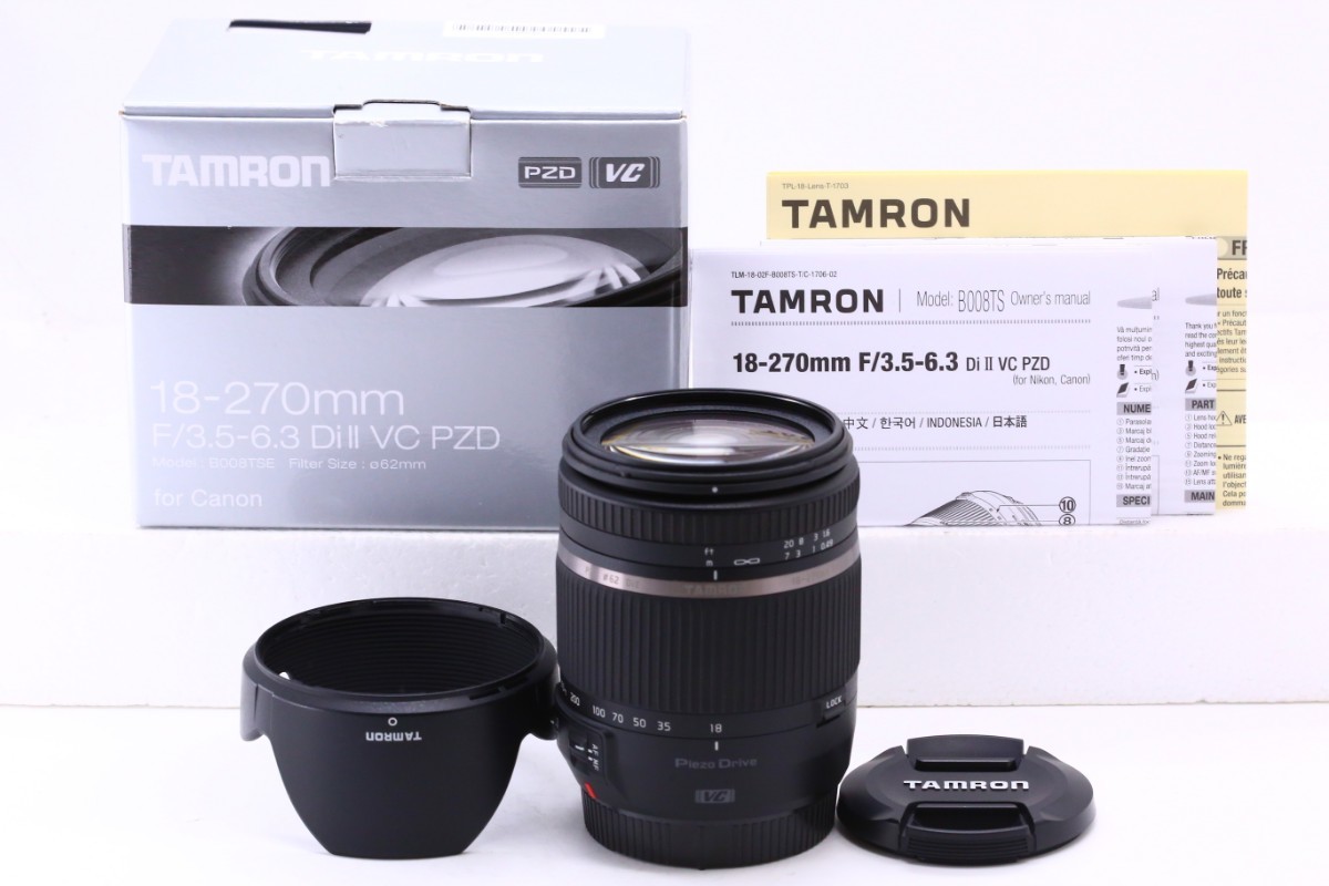 Yahoo!オークション -「tamron 18-270mm f3.5-6.3」の落札相場・落札価格