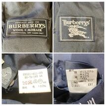 BURBERRY テーラードジャケット 紺ブレ 金ボタン ブレザー 濃紺 A4_画像8