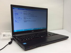 ジャンク/ FUJITSU FMVA1000E LIFEBOOK A574/M Intel Celeron 2950M メモリ4.1GB HDD320.07GB 【G15552】