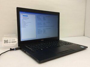 ジャンク/ Dell Latitude 7290 Intel Core i5-8350U メモリ8.19GB SSD256.06GB 【G14694】