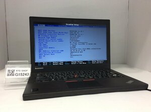  Junk / LENOVO 20CLA1U2JP ThinkPad X250 Intel Core i3-5010U memory 8.19GB HDD500.1GB [G15243]