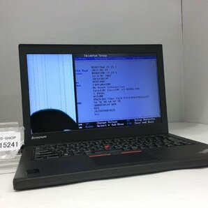 ジャンク/ LENOVO 20CLA1U2JP ThinkPad X250 Intel Core i3-5010U メモリ8.19GB HDD500.1GB 【G15241】の画像1