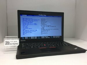 ジャンク/ LENOVO 20CLA1U2JP ThinkPad X250 Intel Core i3-5010U メモリ8.19GB HDD500.1GB 【G15242】