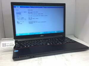 ジャンク/ FUJITSU FMVA1000E LIFEBOOK A574/M Intel Celeron 2950M メモリ4.1GB HDD320.07GB 【G15599】